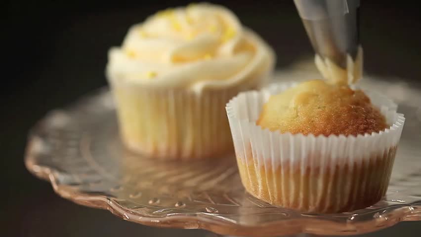 cupcakes making of Royalty-Free Stock Footage #800389