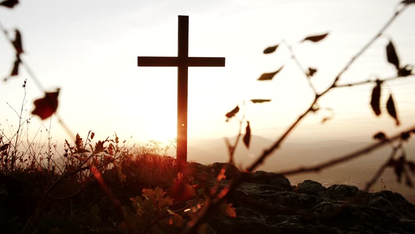 Religion Cross Symbol Outdoors in Stock Footage Royalty-free) | Shutterstock