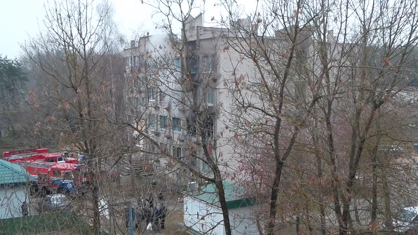 Smoke from the windows