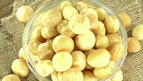 Rotating Macadamia Nuts (seamless loopable)