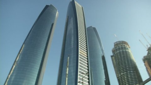 Modern skyscrapers in Abu Dhabi, capital of the United Arab Emirates
