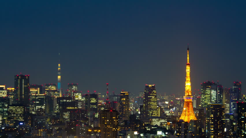 Tokyo Tower And Tokyo Skytree Stock Footage Video 100 Royalty Free 8086762 Shutterstock