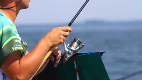 Fishing Modern Outdoor Activities Spinning Stock Footage Video 100 Royalty Free 1031698349 Shutterstock