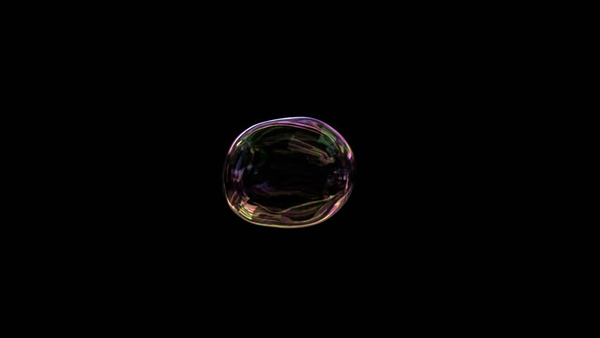 black bubble iphone screen