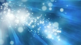 4K Abstract motion background, shining light, stars, particles, rays, loop.
