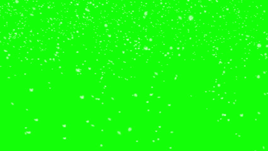 calm snowfall on green screen Stock Footage Video (100% Royalty-free ...