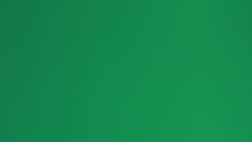 Hand slide on screen. shoot over green screen