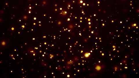 Abstract Motion Background Shining Gold Particles Stock Footage Video ...