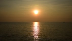 Sunrise at sea, Rayong, Thailand