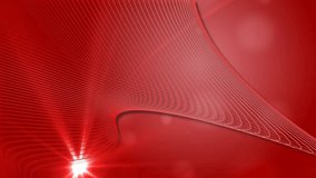 red line waves abstract vector motion background