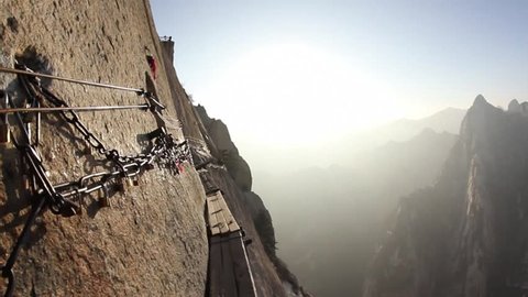 Mount Hua Shan and the Plank Road in the Sky, the world's most dangerous hiking trail