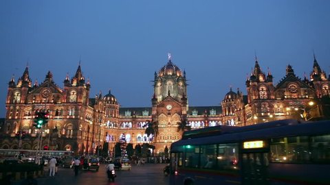 Chhatrapati Shivaji Terminus (CST) formerly Victoria Terminus in Mumbai, India is a UNESCO World Heritage Site and historic railway station which serves as the headquarters of the Central Railway.