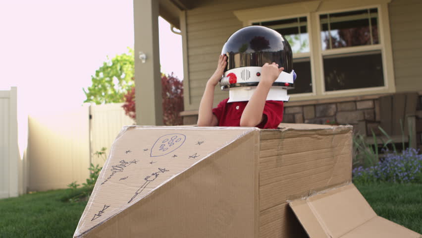 Little Boy Pretending to Be Stock Footage Video (100% Royalty-free) 8189956  | Shutterstock