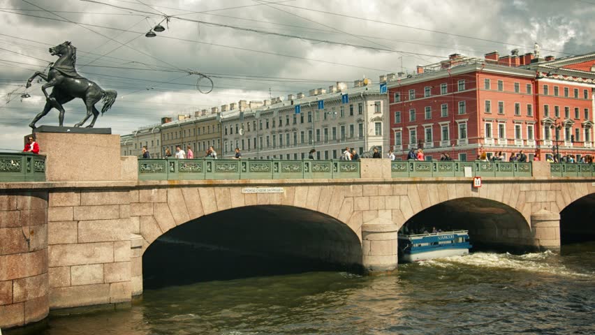 Аничков мост вид сверху