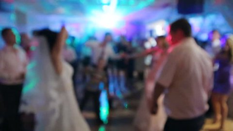 dancing at the wedding dance floor
