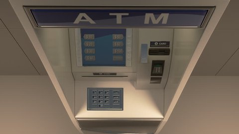 022 Atm Machine With Screen Stock Footage Video 100 Royalty Free Shutterstock