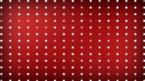 Red Sparking star festive motion background