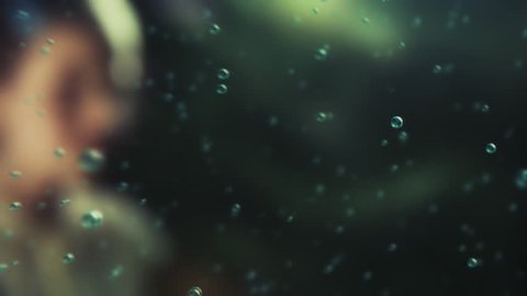 Droplet infection. VFX clip showing bacteria and viruses spreading in droplets after coughing.