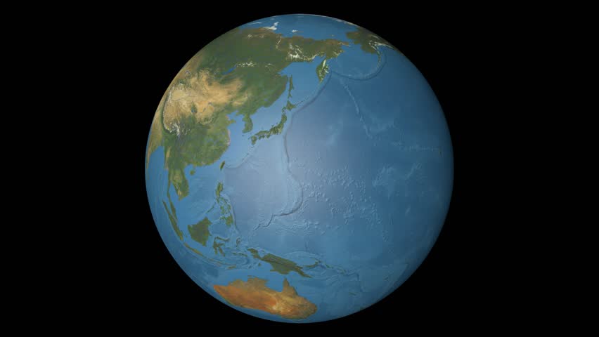 South Korea extruded on the world map. Rivers and lakes shapes added. High resolution Marble raster used. Elements of this image furnished by NASA.