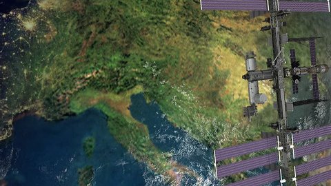 XI UNI VIRTUAL, ISS Italia, flying away 030 - The estimated dynamic is made on a scientific basis and was verified by astrophysicists