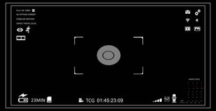Camera viewfinder
Computer generated recording camera viewfinder with alpha channel in loop mode
