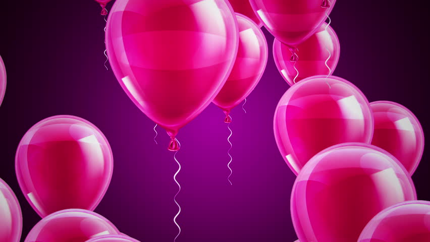 Beautiful Background With Purple Balloons Stock Footage Video 100 Royalty Free 8296432 Shutterstock