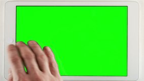 Using tablet Pc with various hand gestures (scrolling, touch,typing)