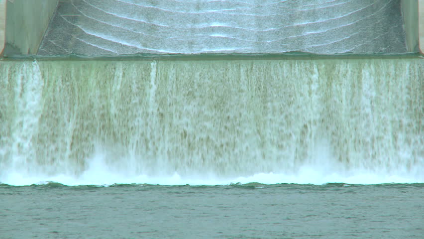 Spillway of a hydro electric dam