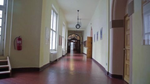 school corridor