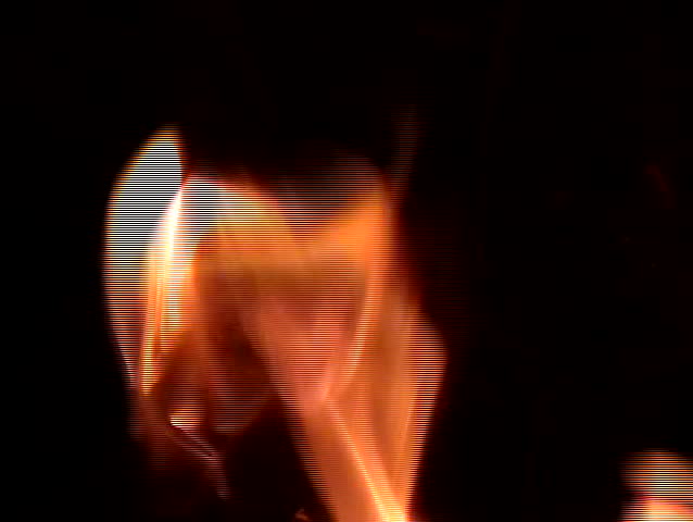 close-up of flame