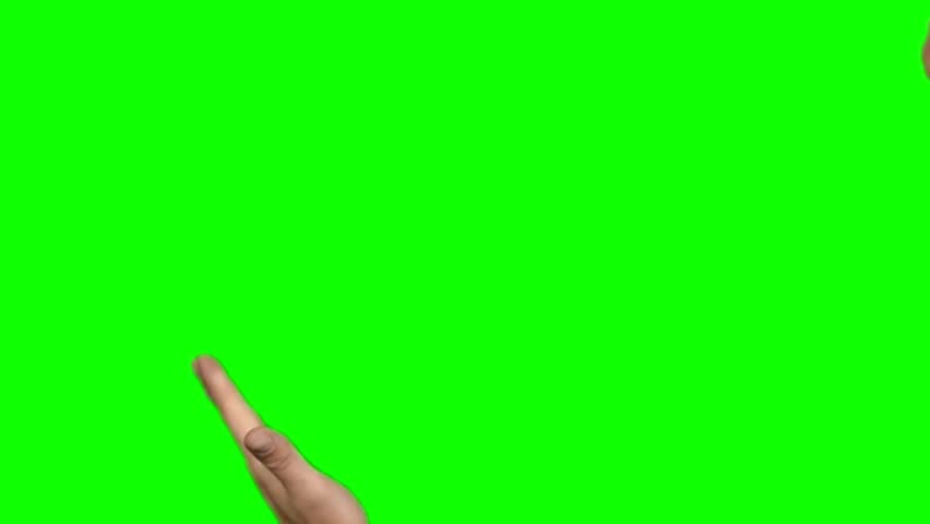 pounding fist on green screen chroma Stock Footage Video (100% Royalty ...