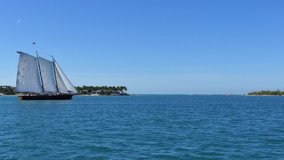 Sail boat in the Florida Keys