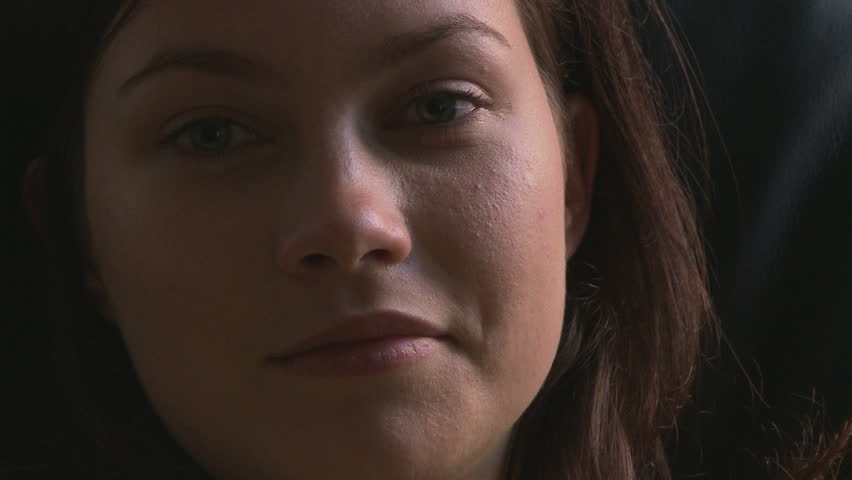 Side View Portrait of Young Stock Footage Video (100% Royalty-free