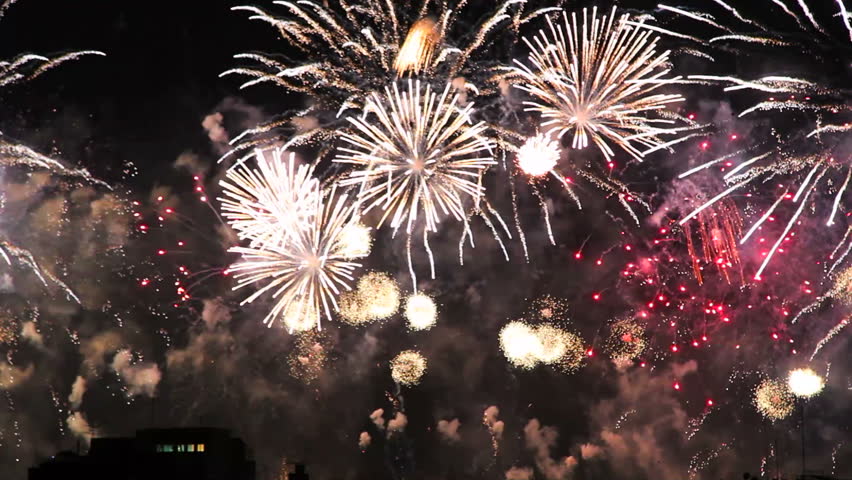 Copacabana Fireworks 2015 New Year Eve