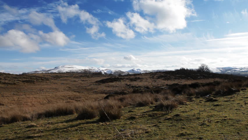 Welsh winter landscape