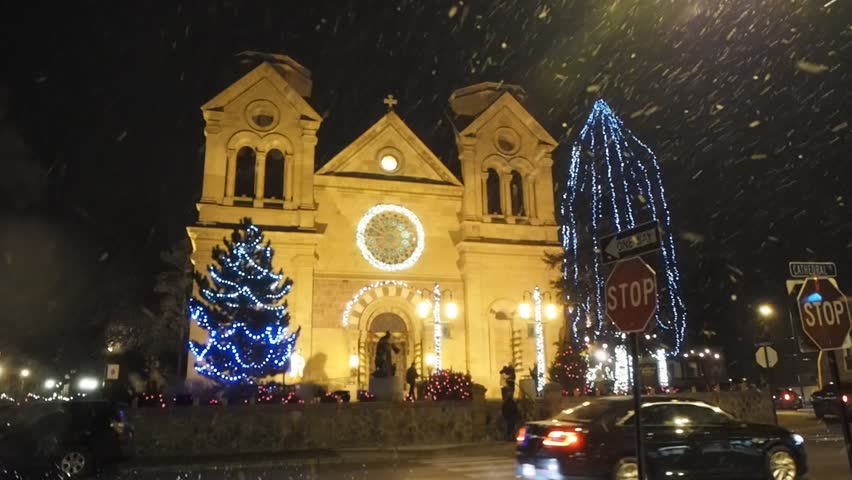 Cathedral Basilica of Saint Francis of Assisi is a Roman Catholic cathedral in downtown Santa Fe, New Mexico. 