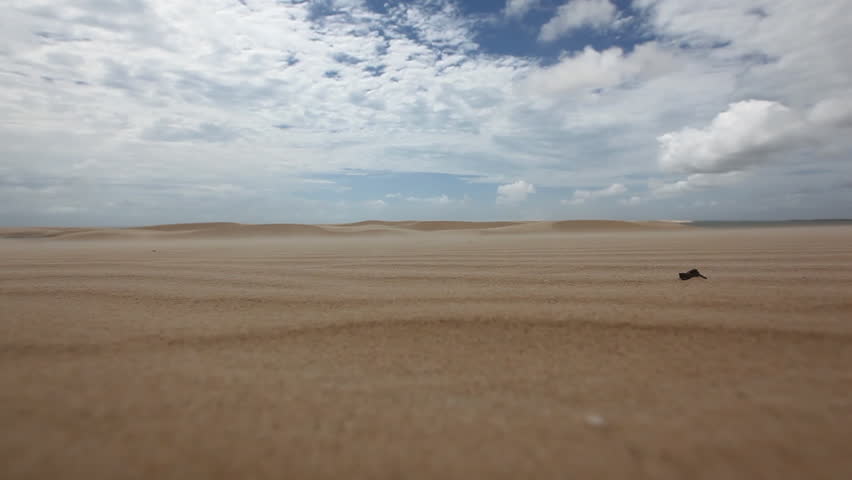 Close up of sand dune in the Lencoise National Park, Brazil