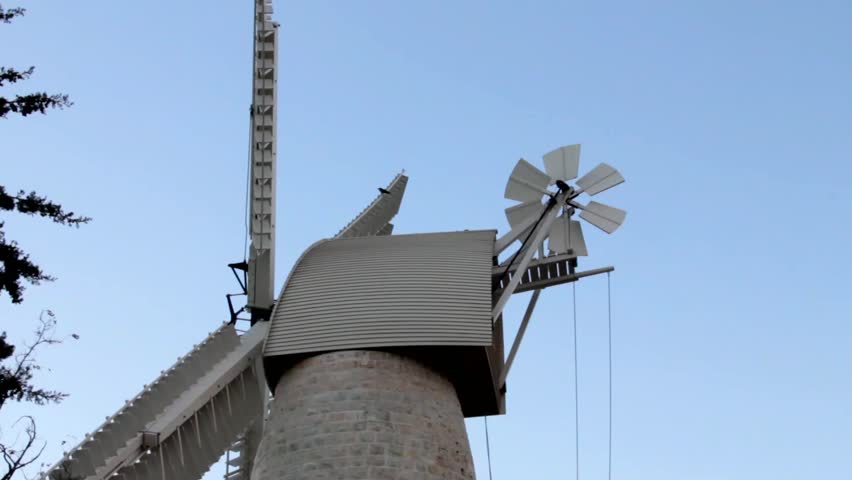 Montefiore Windmill, also known as the Jerusalem Windmill and Yemin Moshe Windmill, located in the Jerusalem at Mishkenot Sha