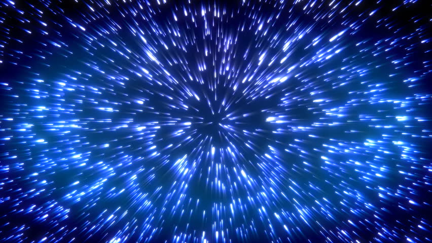 Blue star burst