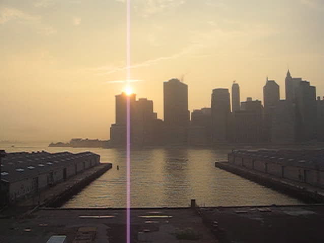 Downtown Manhattan at Sunset