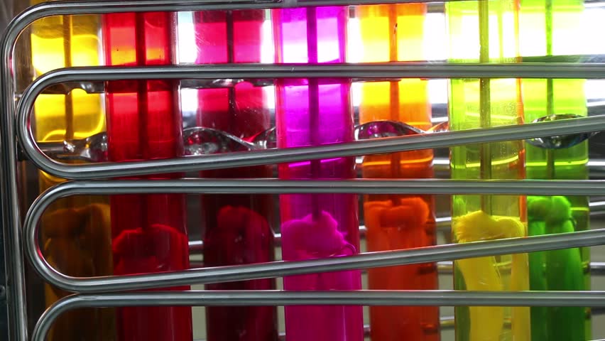 Demonstration of a silk dyeing machine/technology before start mass production.