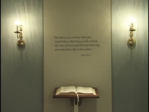 bible passage in sanctuary