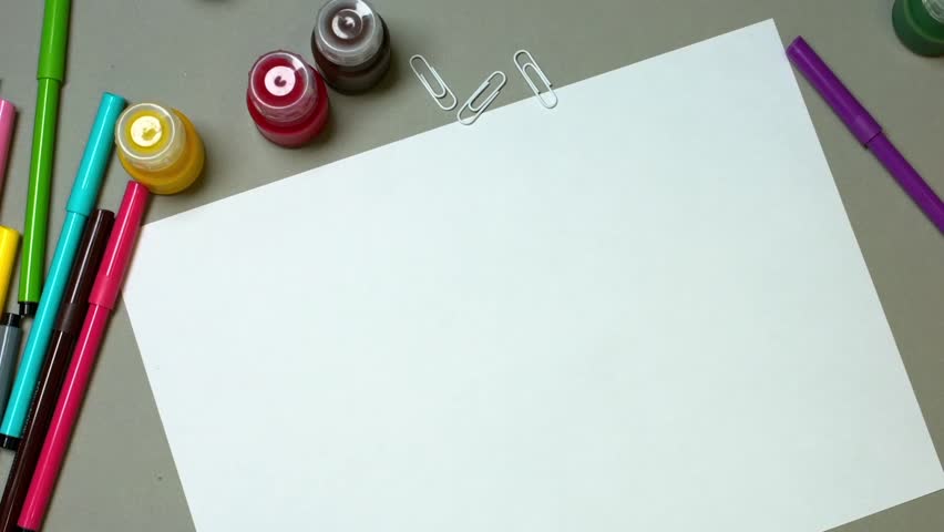 man draws with a pencil