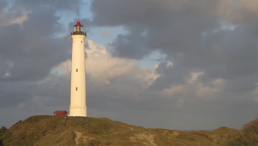Lighthouse in dunes