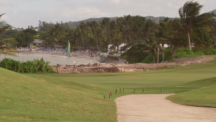 Tropical beach resort Saint James Parish Montego Bay Jamaica