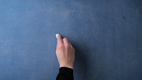 Question mark written with chalk on a chalkboard