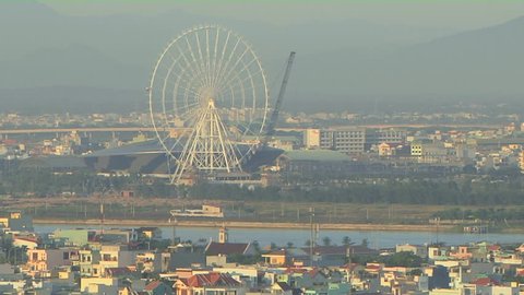 Ferris Wheel Da Nang Vietnam Stock Footage Video (100% Royalty-free ...