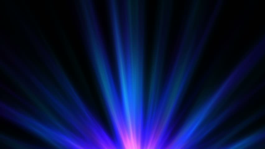 Blue Rotating Light Beams Abstract Animation Stock Footage Video (100% 