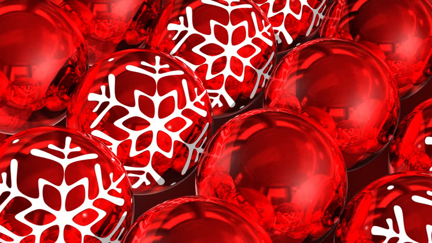 christmas balls loopable background Stock Footage Video (100% Royalty