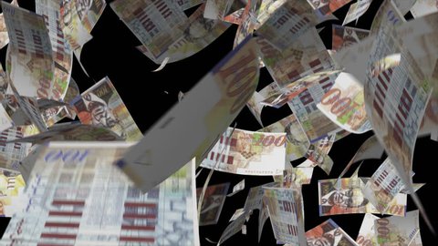Falling Israeli banknotes money
Video Effect simulates Falling 100 Israeli banknotes money with alpha channel in 4k resolution
